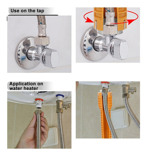 A Llave Multifuncional De Tres Cabezas For Fregadero