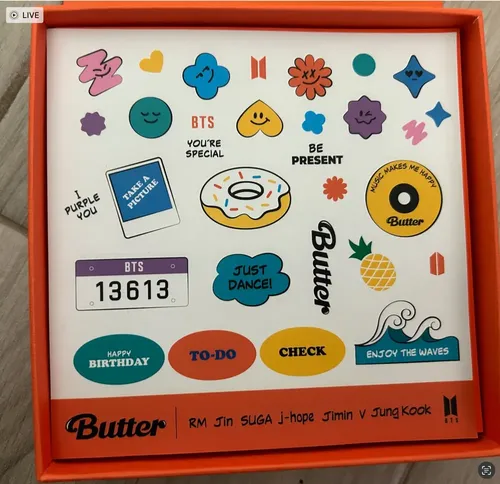 Álbum Bts Butter Peaches - Cd, Fotos E Adesivos | Parcelamento sem