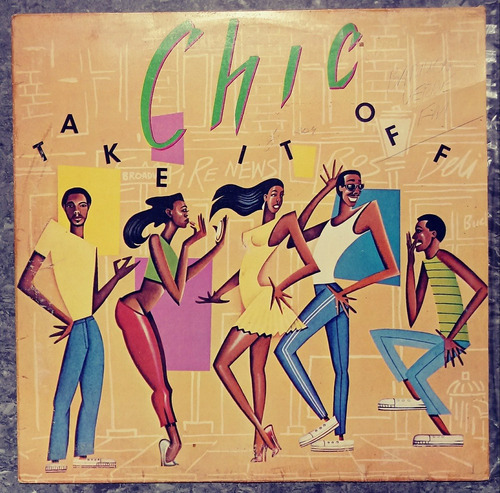 Lp Chic  Take It Off 1981 With Nile Rodgers - Vinil Vg+