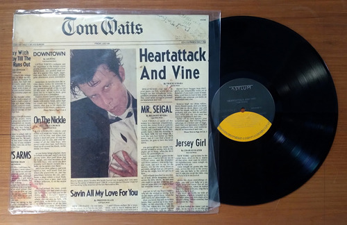 Tom Waits Heartattack And Vine 1988 Disco Lp Vinilo Brasil