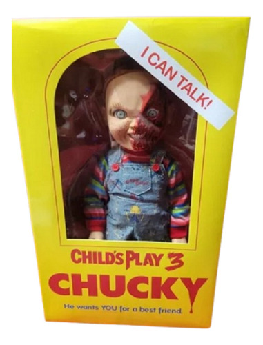 Muñeco Chucky Play 3 Talking Pizza Face - A Pedido_exkarg
