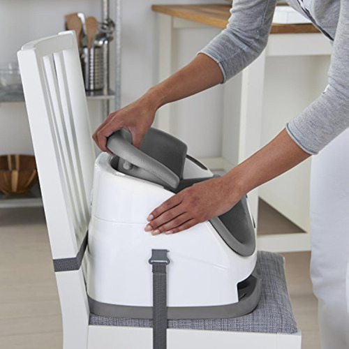 Silla Para Comer Asiento Elevador 2 En 1 Con Bandeja Slate Gris
