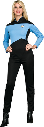 Disfraz De Star Trek Uniforme Científico Para Mujer