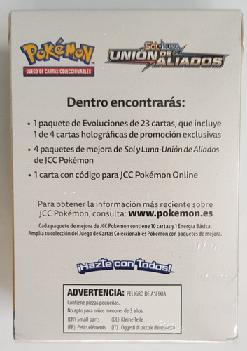Imagen 2 de 2 de Pokemon Tcg Combina Y Combate Unión De Aliados Nueva !!!