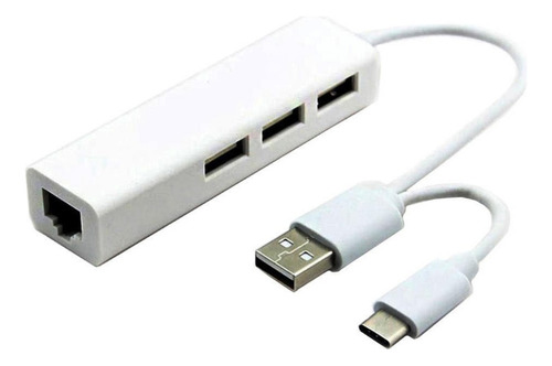 1 Enchufe De Doble Enchufe Usb2.0 Portátil Tipo C A Puertos