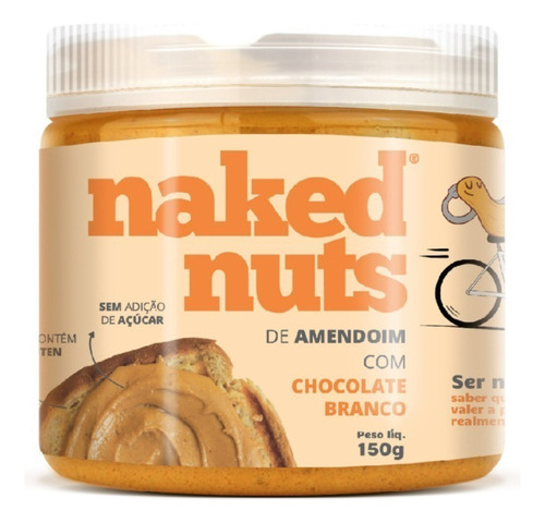 Pasta de Amendoim com Chocolate Branco Naked Nuts 450g