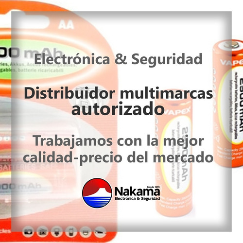 Blister Pilas Recargables Aaa 1100 Mah Vapex X2 Unidades
