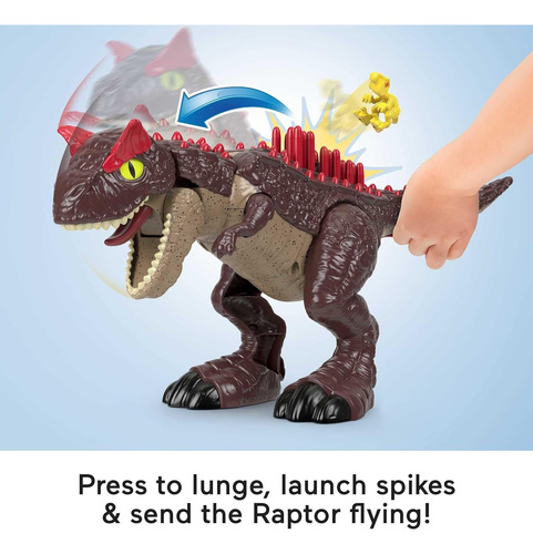 Imaginext Fisher Price Jurassic World Spike Strike Carnotaur