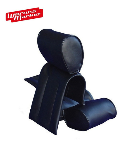 Imagen 4 de 7 de Apoyacabeza Universal De Montura Butaca Negro Desmontable