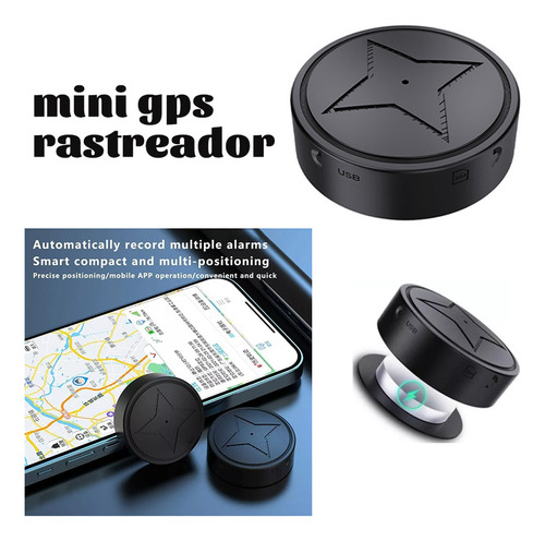 Mini Rastreador Gps Para Vehículos Con Cobertura Global Comp