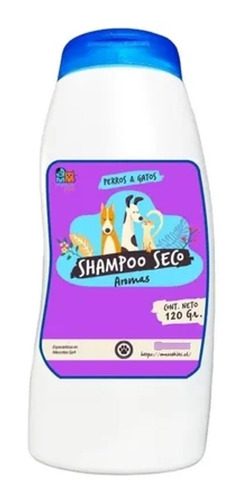 Shampoo Champú Seco Para Perros 120 Gr Aroma Fruitilicious