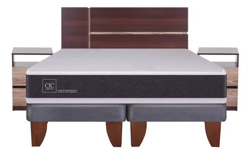 comprar Cama Europea King Cic Ortopedic + Set Enio