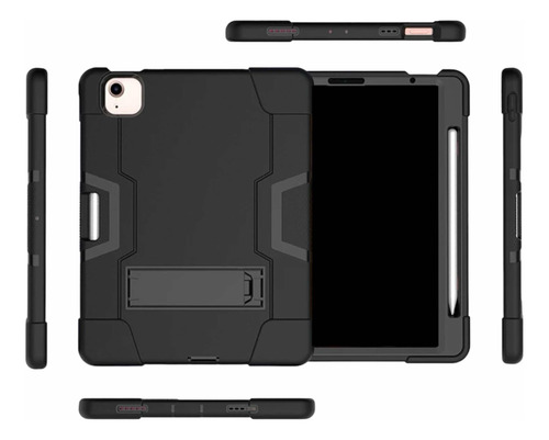 Case Súper Resistente Con Soporte Trasero Para iPad Air 4/5