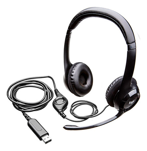 Auriculares Con Micrófono Usb H390 Para Pc Laptops