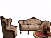 Comprar Combo Sala Luis Xv + Mesas De Centro Super Precio