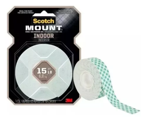 comprar Cinta Doble Contacto 3m Para Colgar Cuadros Montaje 2mts Color Blanco Mount Indoor