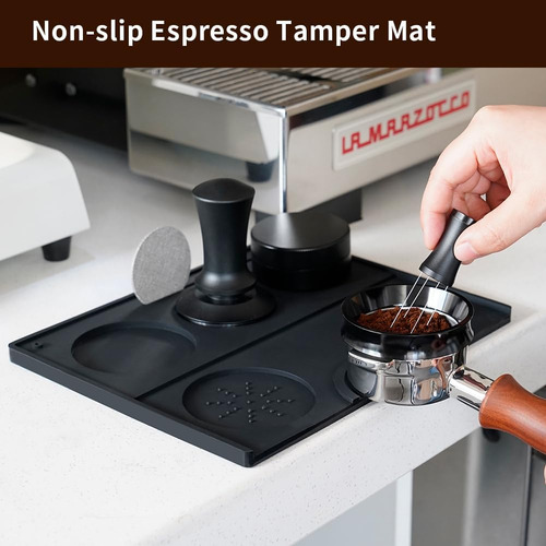 Espresso Tamping Estera Estación De Tampas De Café Espresso