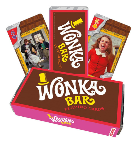 Baraja De Cartas Willy Wonka Para Juegos De Mesa