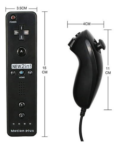 . Mando A Distancia Inalámbrico Nunchuck Con Funda De