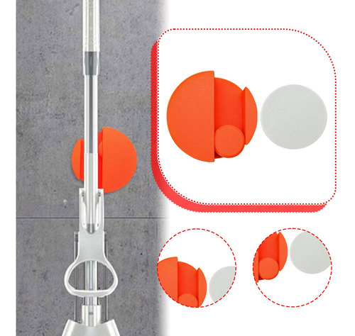 Soporte De Pared Para Escobas, Ahorra Espacio, Colgador De