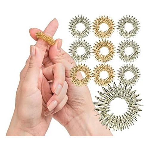 Spiky Sensory Finger Rings Paquete De 10 Great Spikey F...