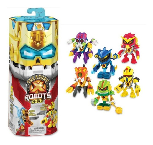 Figura Robot Treasure X Coleccionable Caffaro 1694