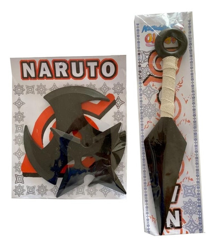 Kunai Naruto Shippuden Anime + Shuriken Y Estrella