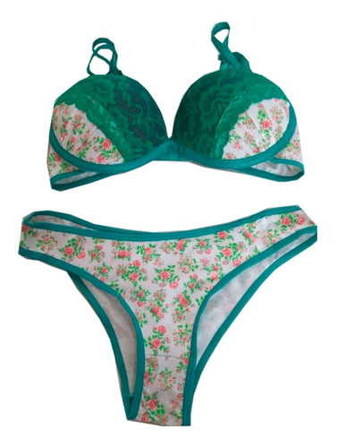 Imagem 6 de 10 de Kit 3 Lingirie Conjunto Sutiã Calcinha Renda Sexy Revenda