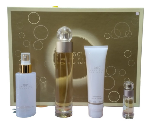 Estuche Perry Ellis 360 Mujer Set 4pzas