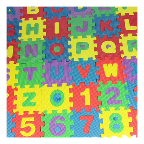 Baldosas De Rompecabezas Blandas Alfombra De Juego 6cmx6cm