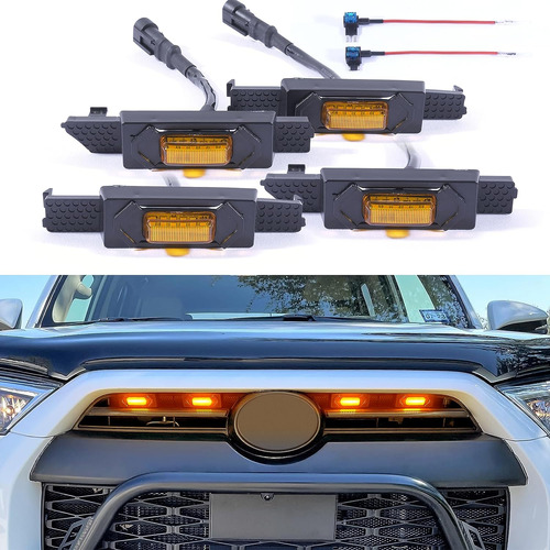 Luces Led Ámbar Para Parrilla Delantera Toyota 4runner, Luce