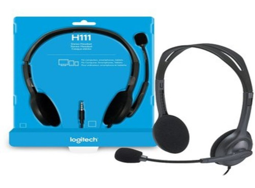 Auriculares Logitech H111 gris