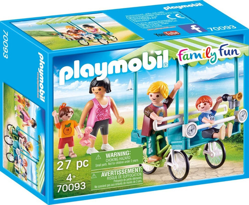 Todobloques Playmobil 70093 Family Fun Bicicleta Famaliar