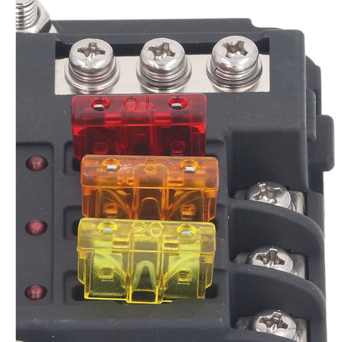 Bloque Atc Ato De 6 Vías, Led Impermeable De 12 V A 24 V Dc