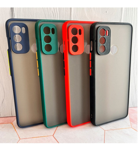 Funda Bumper Cubre Camara Para Motorola Linea G - Coolcase