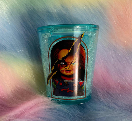 Vaso Para Shot Original Chucky Muñeco Diabólico Universal