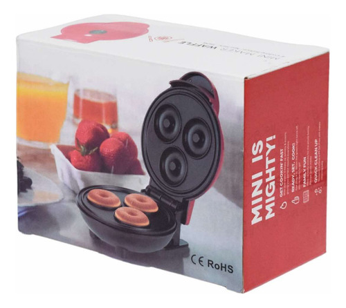 Mini Máquina Para Hacer Donas De 3 Moldes Portátil Y Rápida