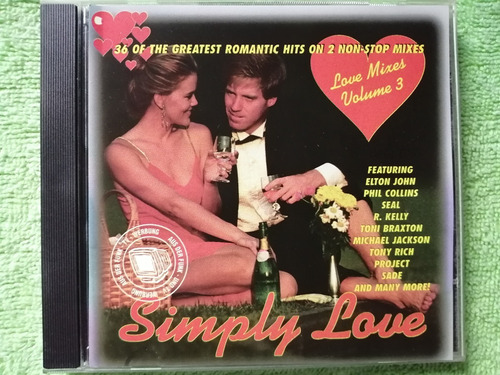 Eam Cd Simply Love 3 Mix Elton John Phil Collin Michael Sade