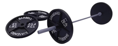 Mini Barbell Ornamento Barra En Miniatura Para Mesa Gimnasio