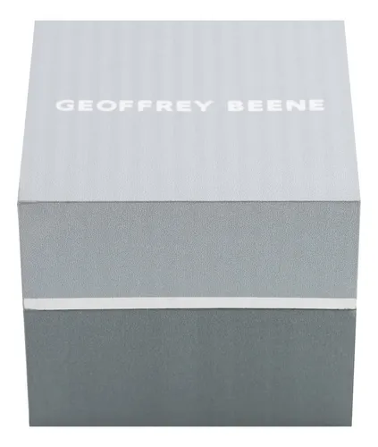 Geoffrey Beene Reloj Analógico De Acero Inoxidable Con Mov.