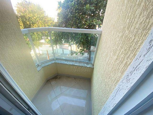 Cobertura Com 2 Dormitórios À Venda, 106 M² Por R$ 375.000,00 - Utinga - Santo André/sp - Co4635