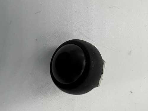 Apagador Botón Negro Timbre 16.6x17.5mm 12volts Pieza B33020