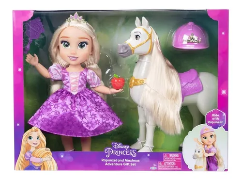 Rapunzel Disney Mu eca Articulada Y Caballo Maximus Cuotas sin