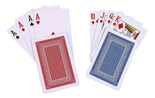 2 Baraja Cartas Poker Naipes Encerada Juego De Mesa Casino F