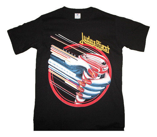 Gusanobass Playera Metal Rock Judas Priest Turbo Vintage