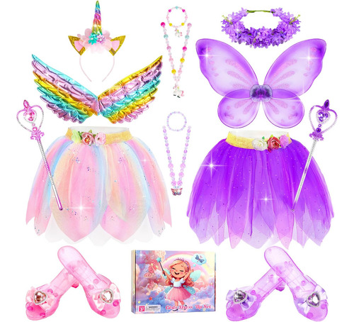Hamsily Disfraz De Unicornio Y Disfraz De Hada Para Niñas: R