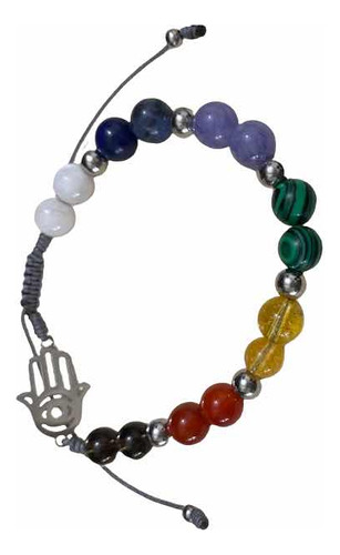 Pulsera 7 Chakras Y Acero