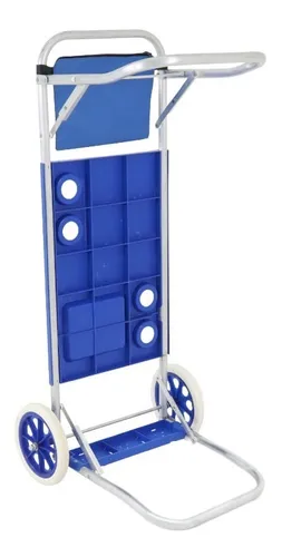 Carrinho Mesa Para Praia De Alumínio 100 X 37 Cm 2x1 Beflix Cor Azul Menor preço em Carrinho Mesa Para Praia De Alumínio 100 X 37 Cm 2x1 Beflix Cor Azul