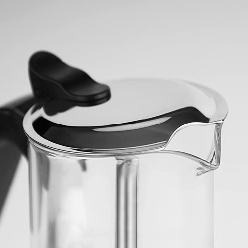 Imagen 2 de 5 de Cafetera Acero Y Vidrio