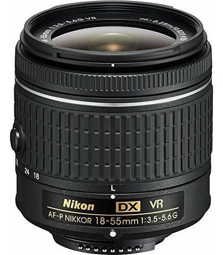 Cámara Dslr Nikon D3500 Con Af-p Dx 18-55 Mm Vr Y Paquete De